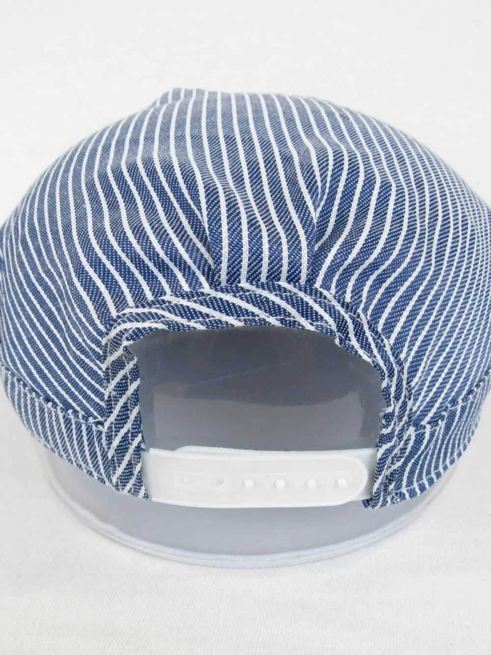 Oriental Trading Co Snapback Hat Striped Train Conductor Dress Up Play Cap